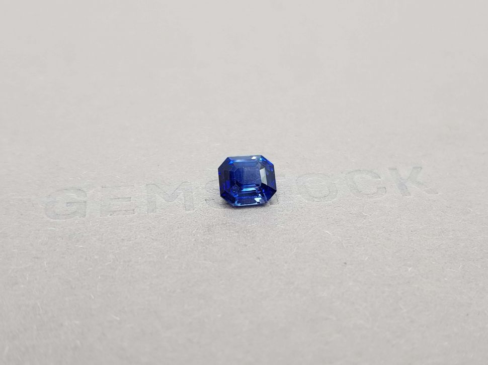 Octagon cut blue sapphire from Sri Lanka 1.96 ct Image №2