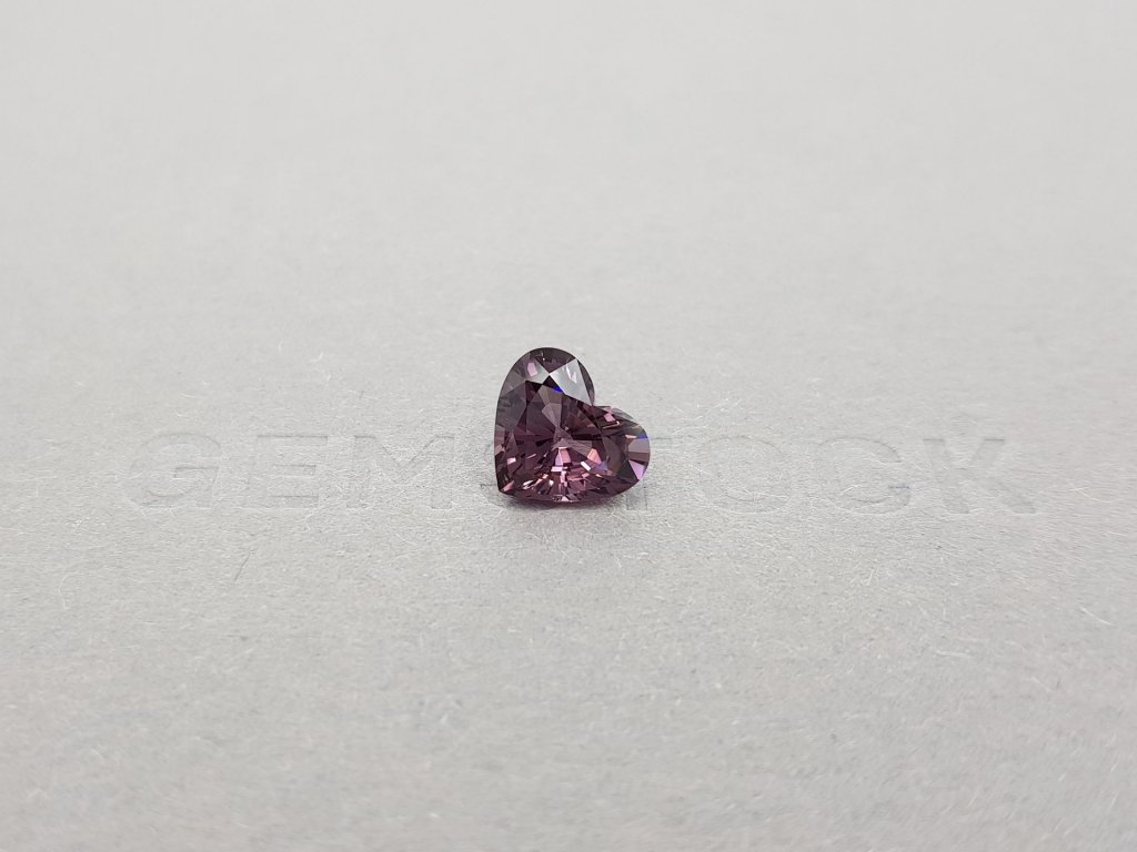 Intense purple heart cut spinel 2.39 ct, Burma Image №1