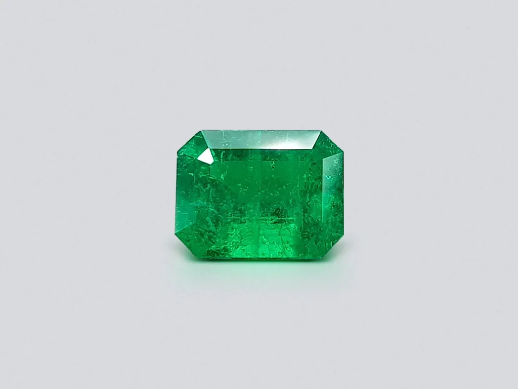 Vivid Green Emerald octagon cut 1.40 ct Colombia Image №1