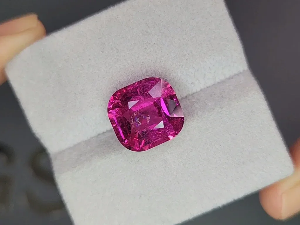 Cushion cut pink rubellite tourmaline 8.95 carats  Image №4