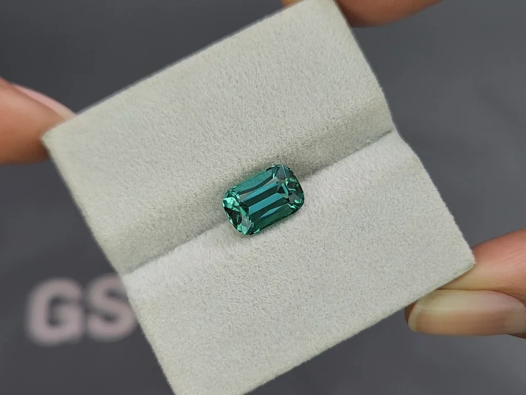 Tourmaline Lagoon taille coussin, 2,87 carats, Afghanistan Image №4