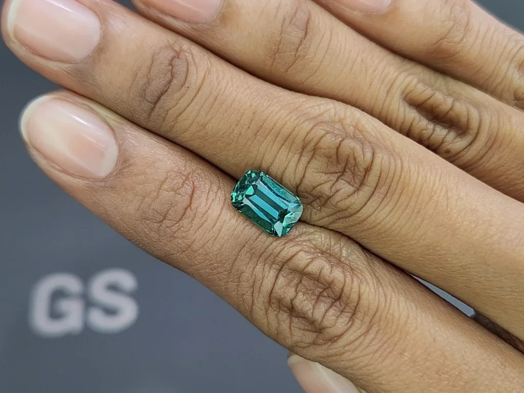 Tourmaline Lagoon taille coussin, 2,87 carats, Afghanistan Image №2