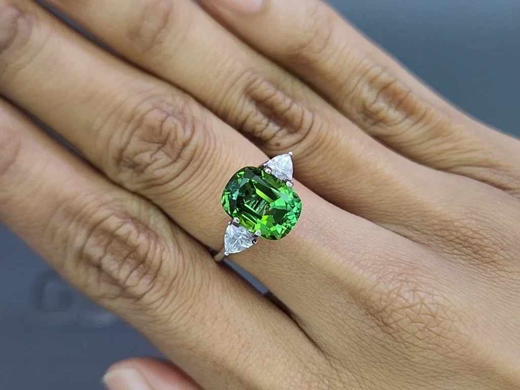 Tourmaline taille coussin de 5,42 carats, Afrique Image №5