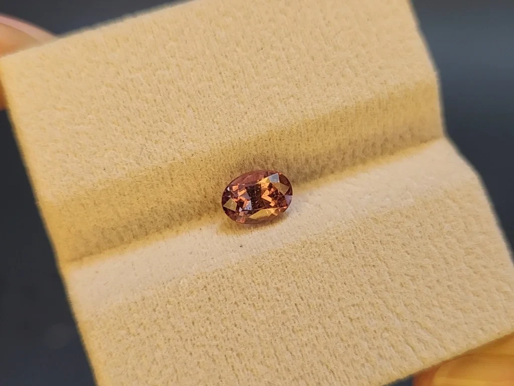 Granat mit farbwechsel-effekt oval geschliffen 1,27 karat, Tansania Image №7