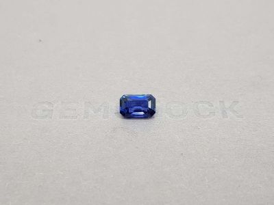 Octagon-cut blue sapphire 1.99 ct, Sri Lanka photo