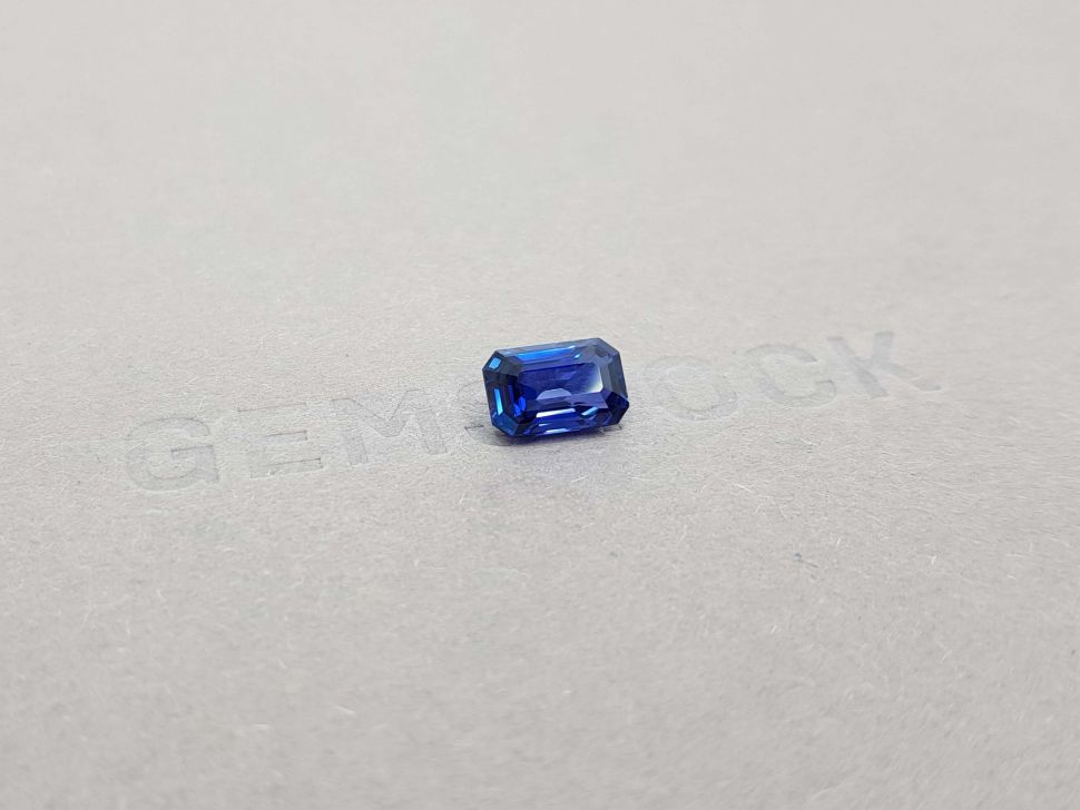 Octagon cut blue sapphire 1.99 ct, Sri Lanka Image №2