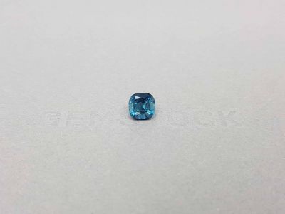 Intense blue cushion-cut indicolite 1.41 ct photo