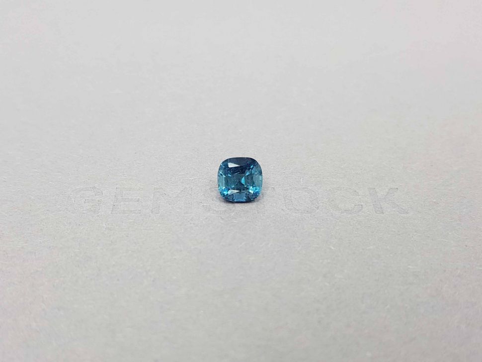 Intense blue cushion-cut indicolite 1.41 ct Image №1
