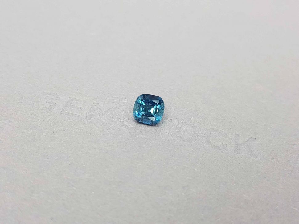 Intense blue cushion-cut indicolite 1.41 ct Image №3