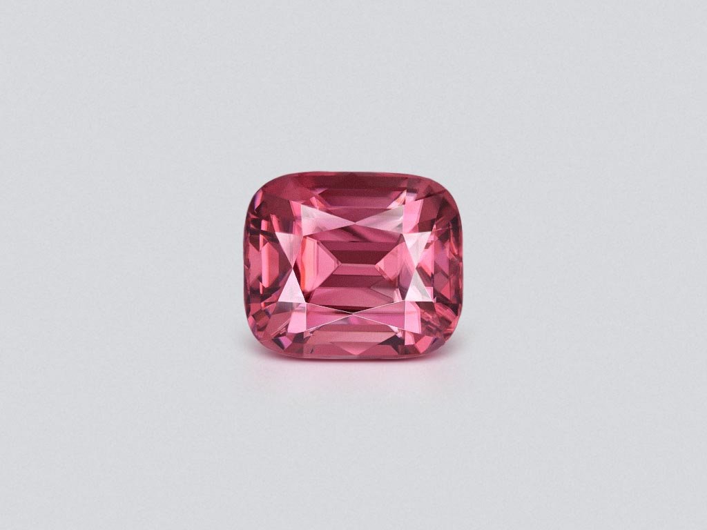 Pink-red cushion-cut natural zircon 8.17 carats, Sri Lanka Image №1