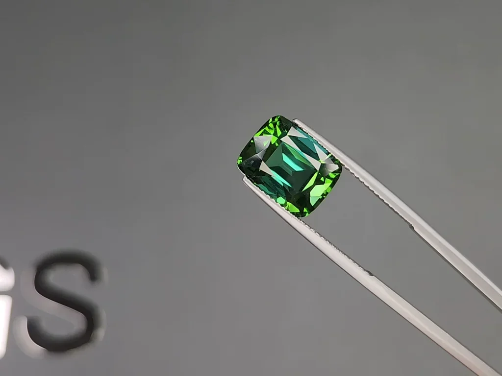 Turmalina policromada de talla cojín de 7,90 carats, Nigeria Image №3