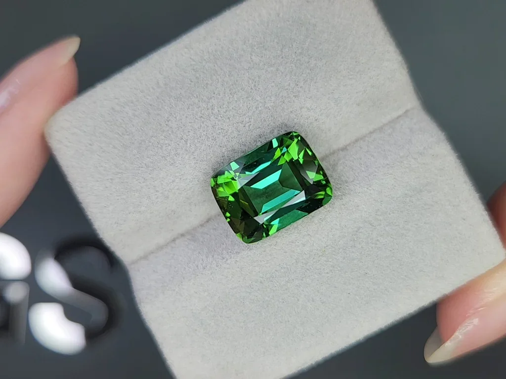 Turmalina policromada de talla cojín de 7,90 carats, Nigeria Image №4