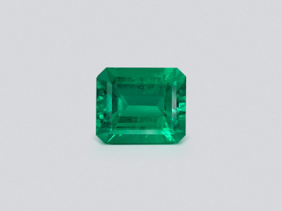 Emerald Vivid Green octagon cut 5.80 carats, Colombia photo
