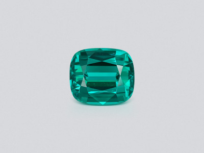 Vibrant Lagoon tourmaline in cushion cut 6.03 carats, Afghanistan photo