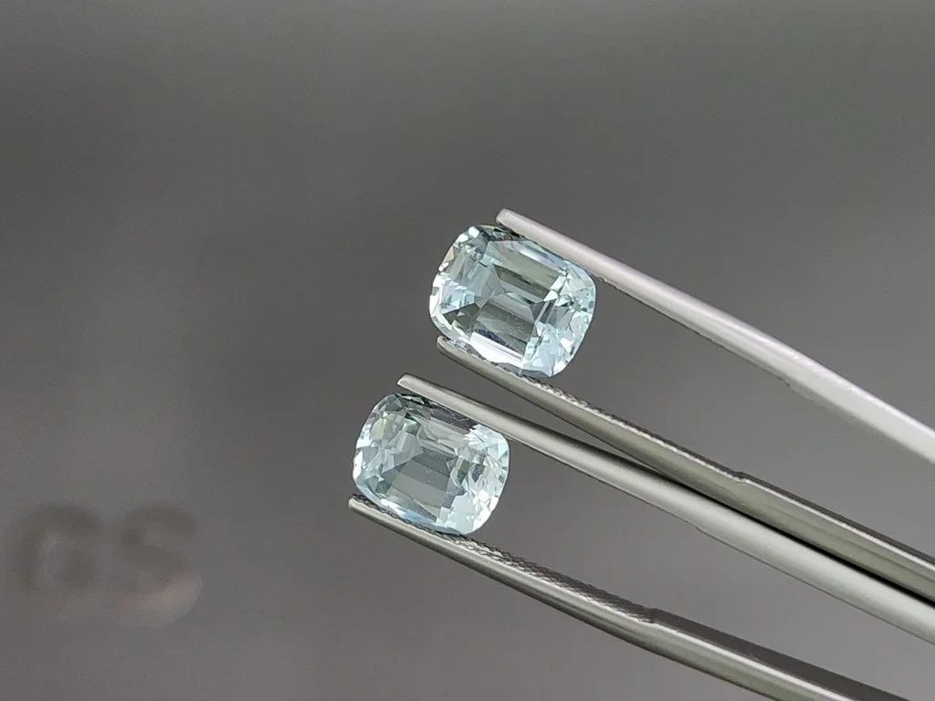 Aquamarin-set kissenförmig geschliffenes 10,47 karat, Madagaskar Image №3