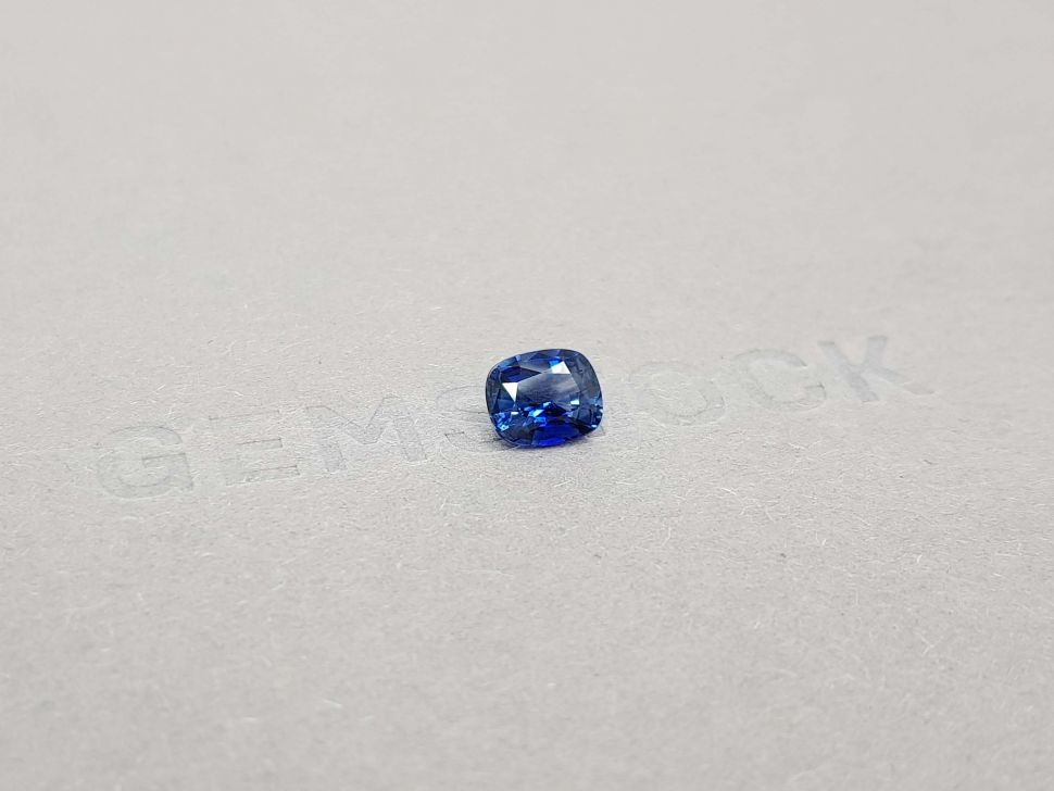 Cushion cut blue Madagascar sapphire 1.16 ct Image №2