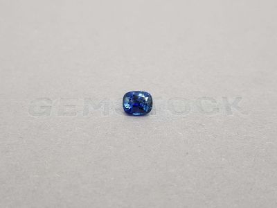 Cushion-cut blue Madagascar sapphire 1.16 ct photo