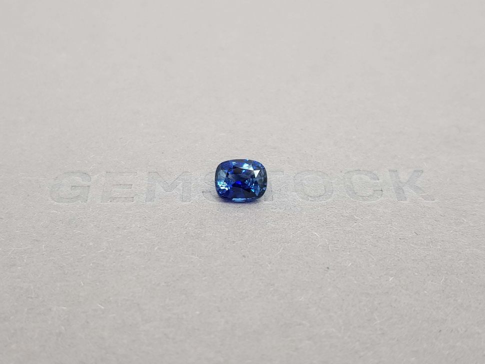 Cushion-cut blue Madagascar sapphire 1.16 ct Image №1