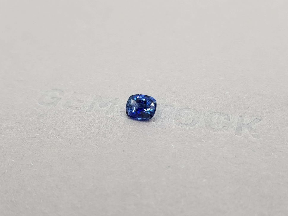 Cushion-cut blue Madagascar sapphire 1.16 ct Image №3
