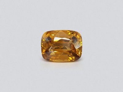 Zircon from Tanzania, deep color 6.76 ct photo