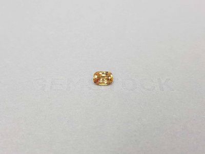 Untreated Yellow Sapphire Cushion Cut from Madagascar 1.04 ct photo