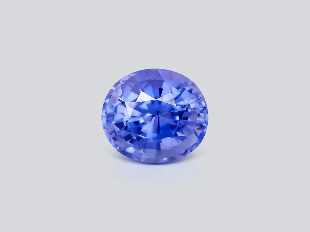Unheated Pastel Blue sapphire in oval cut 2.57 carats, Sri Lanka Image №1