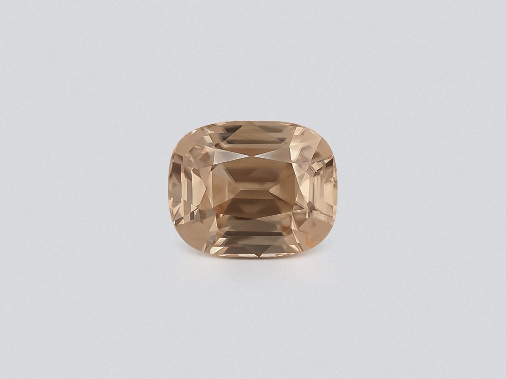 Yellow zircon cushion cut 9.83 carats, Africa Image №1