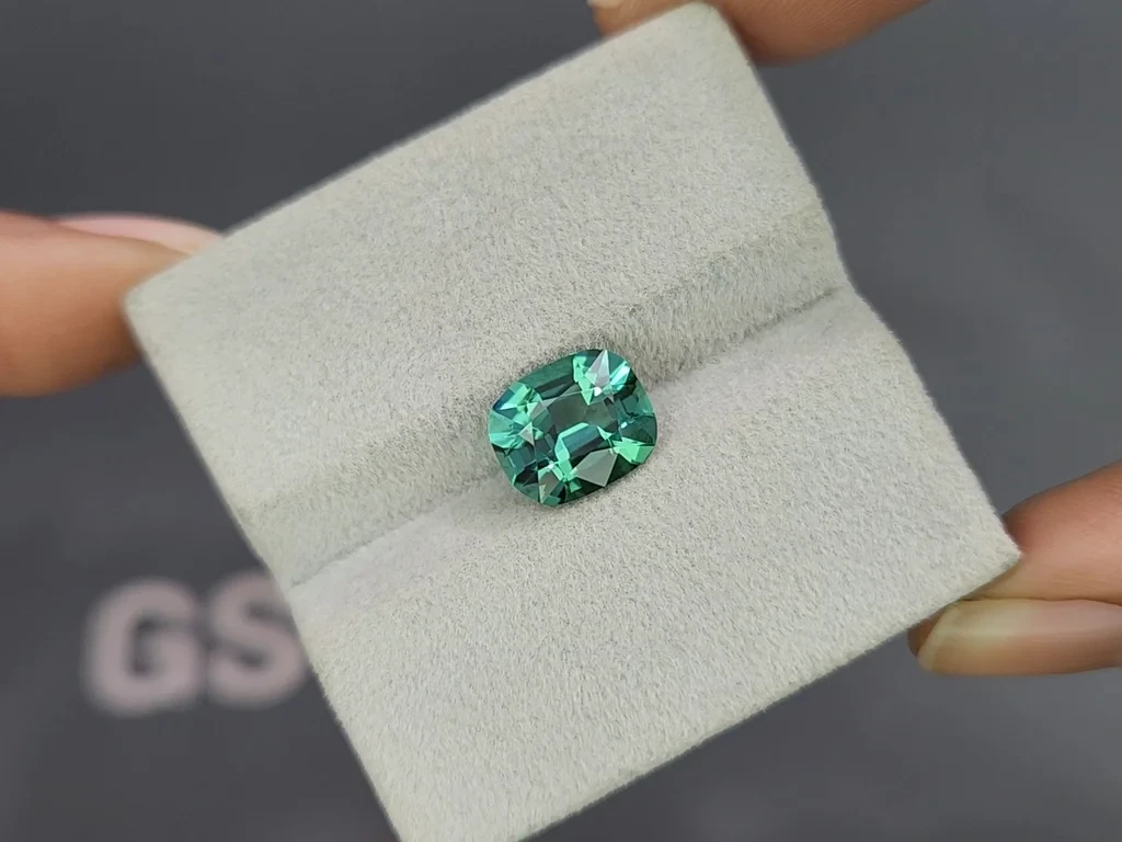 Tourmaline Lagoon taille coussin, 3,01 carats, Afghanistan Image №4