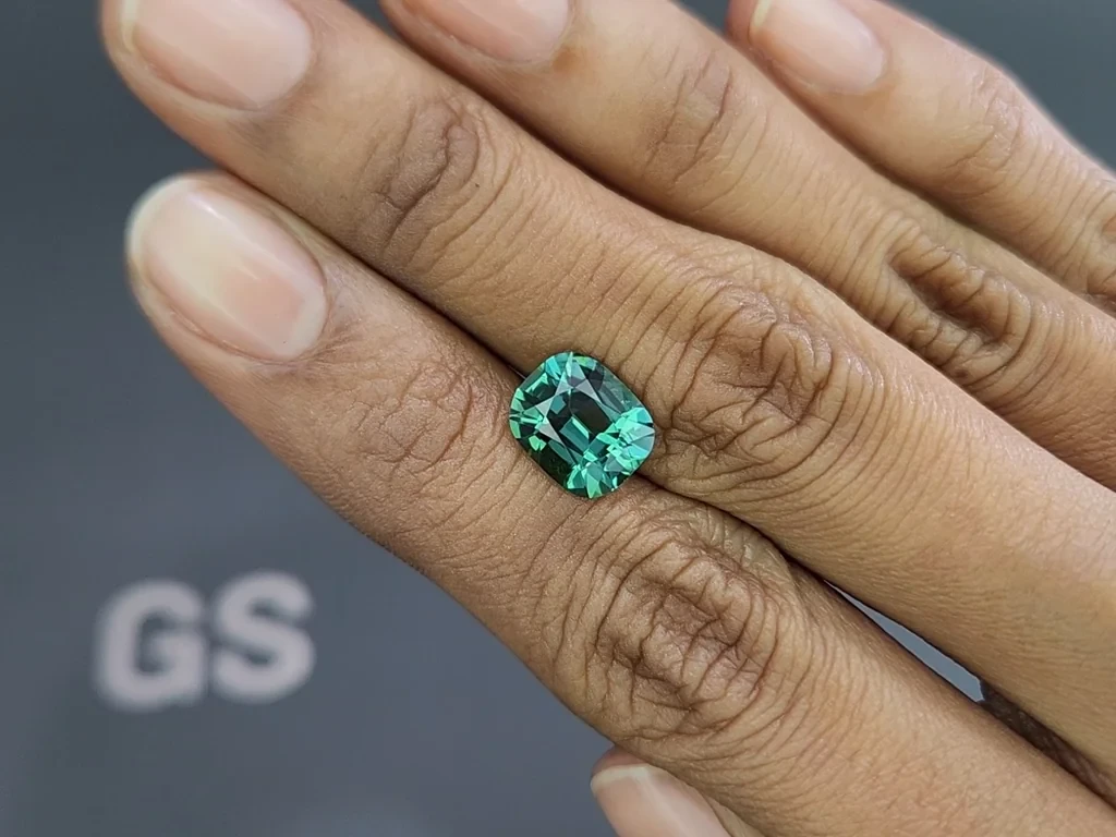 Tourmaline Lagoon taille coussin, 3,01 carats, Afghanistan Image №2