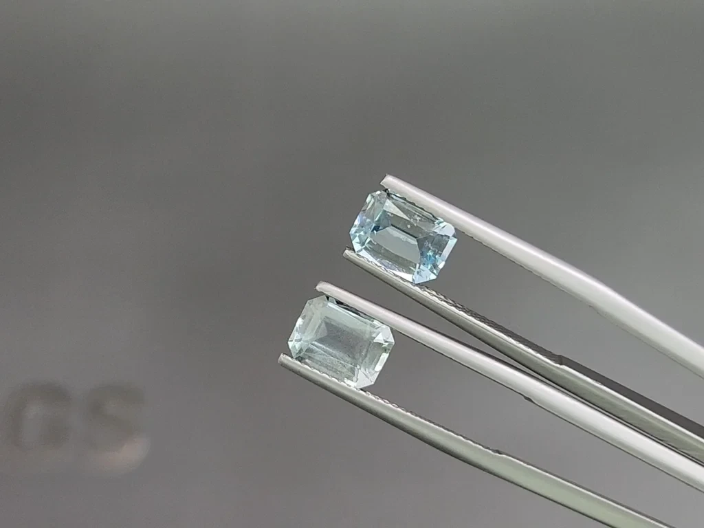 Achteckig geschliffener aquamarin 4,48 karat, Madagaskar Image №4