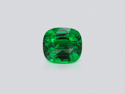 Grenat tsavorite vert vif de 2,02 carats, taille coussin, Afrique photo