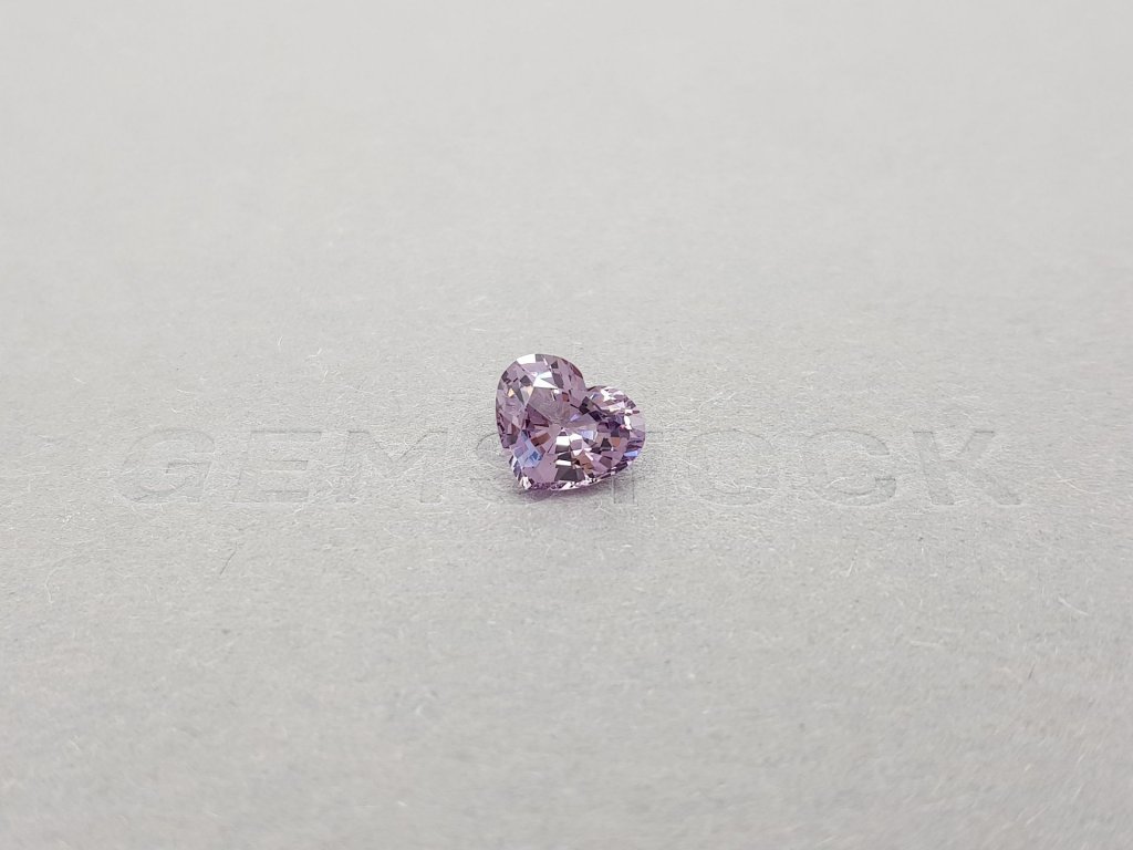 Pinkish purple spinel in heart shape 2.15 ct, Burma Image №1