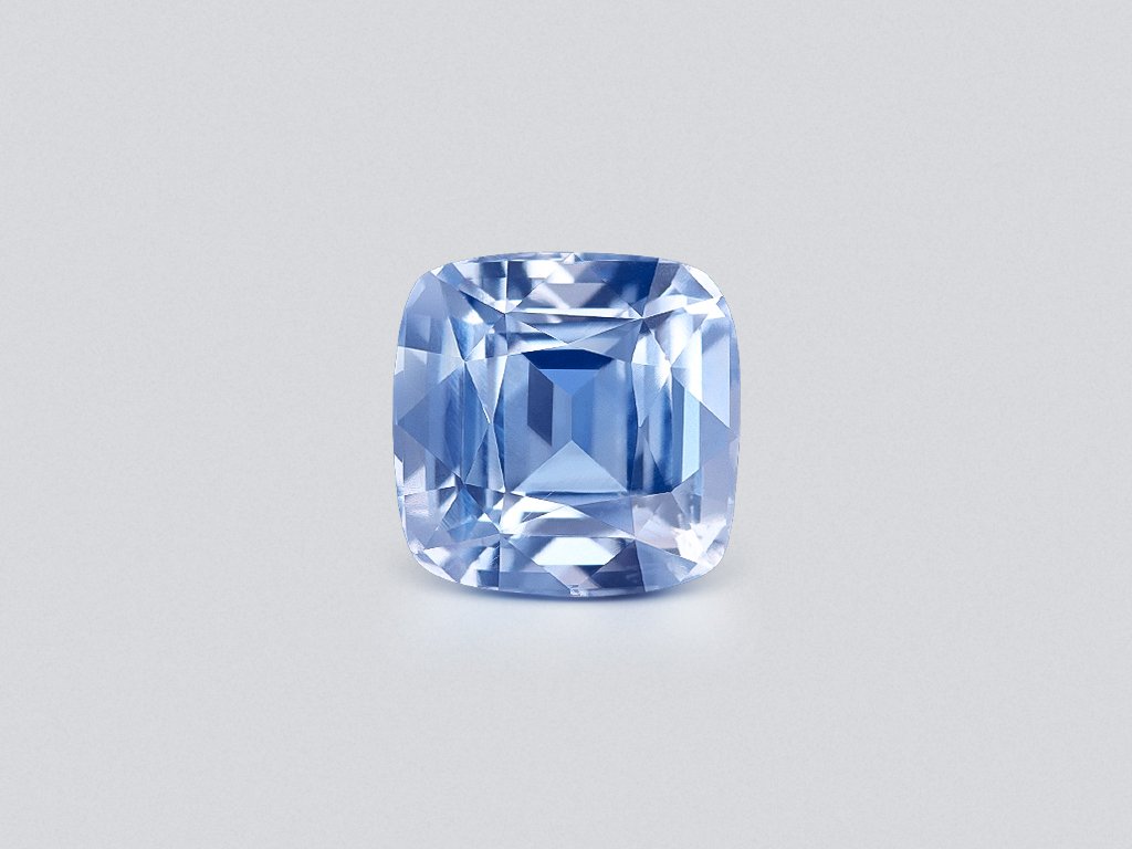 Zafiro azul pastel de talla cojín sin calentar de 3,50 carats, Sri Lanka Image №1