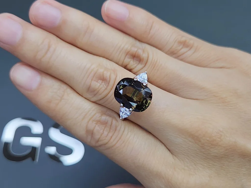 Großer alexandrit im kissenschliff mit farbwechsel 8,07 carats, Sri Lanka Image №8