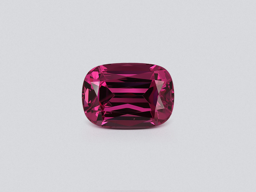 Rhodolite garnet in cushion cut 6.07 carats, Tanzania Image №1