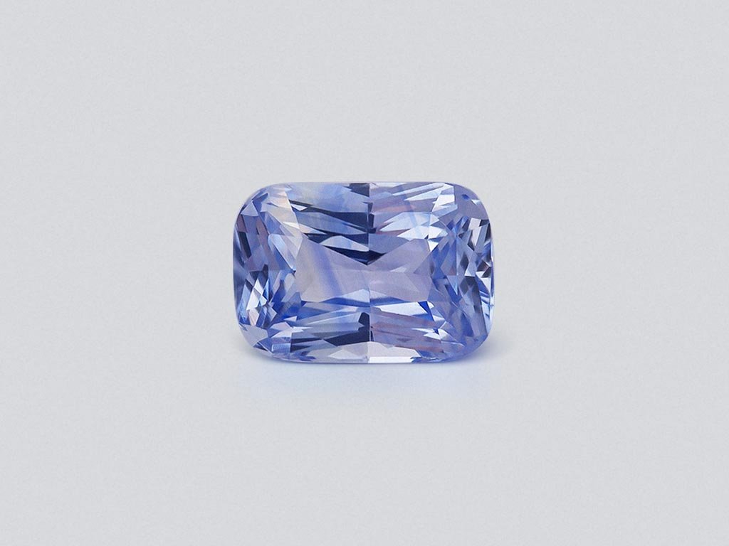 Zafiro azul suave de talla cojín de 1,55 quilates, Madagascar Image №1