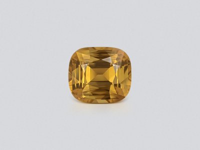 Yellow zircon cushion cut 11.11 carats, Africa photo