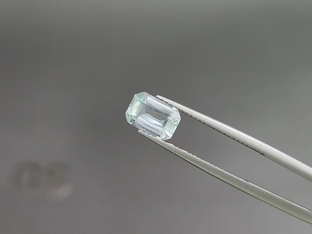 Achteckig geschliffener aquamarin 3,87 karat, Madagaskar Image №3