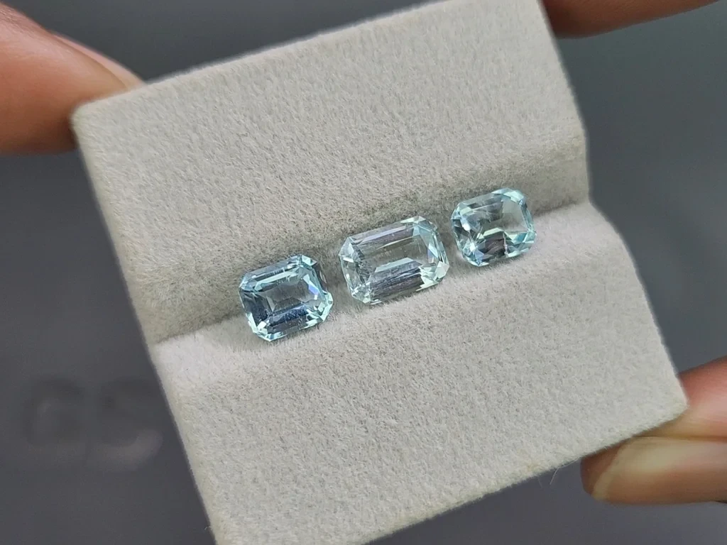 Achteckig geschliffener aquamarin 3,87 karat, Madagaskar Image №5