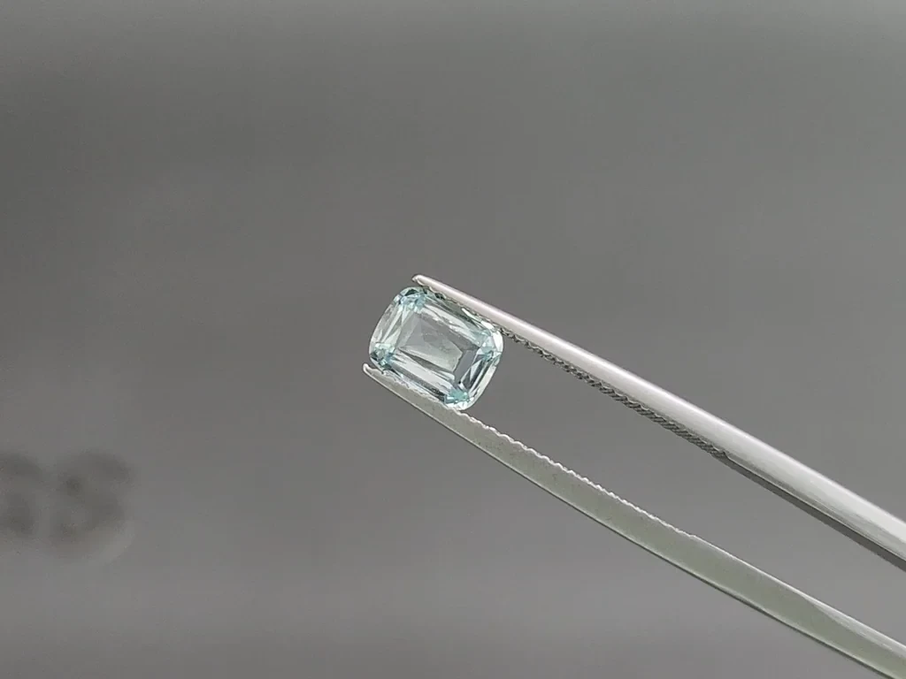 Set of aquamarines cushion cut  2.16 carats, Madagascar Image №3