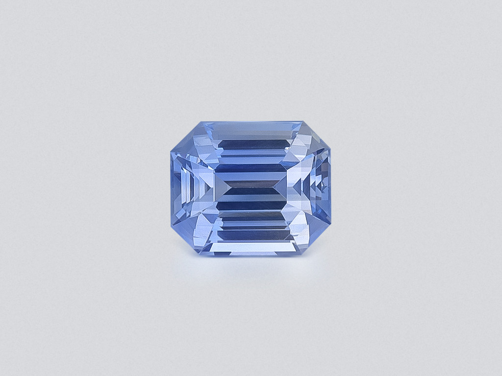 Unbehandelter blauer saphir im oktagon schliff 3,02 karat, Sri Lanka Image №1