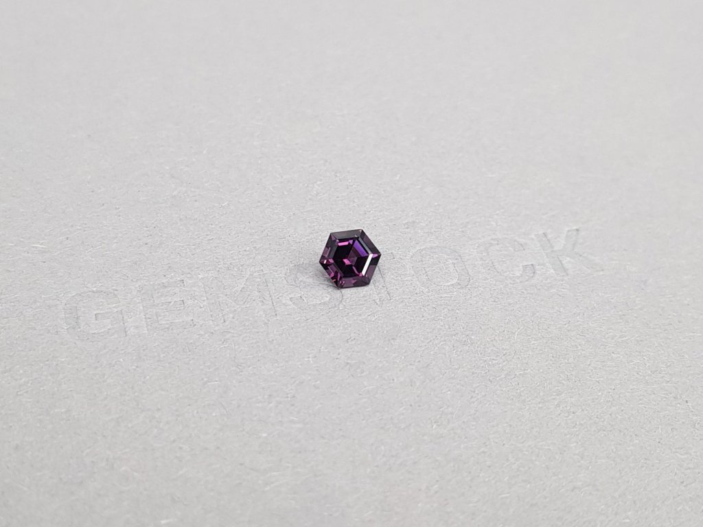 Intense purple spinel hexagon cut  0.63 ct Image №2