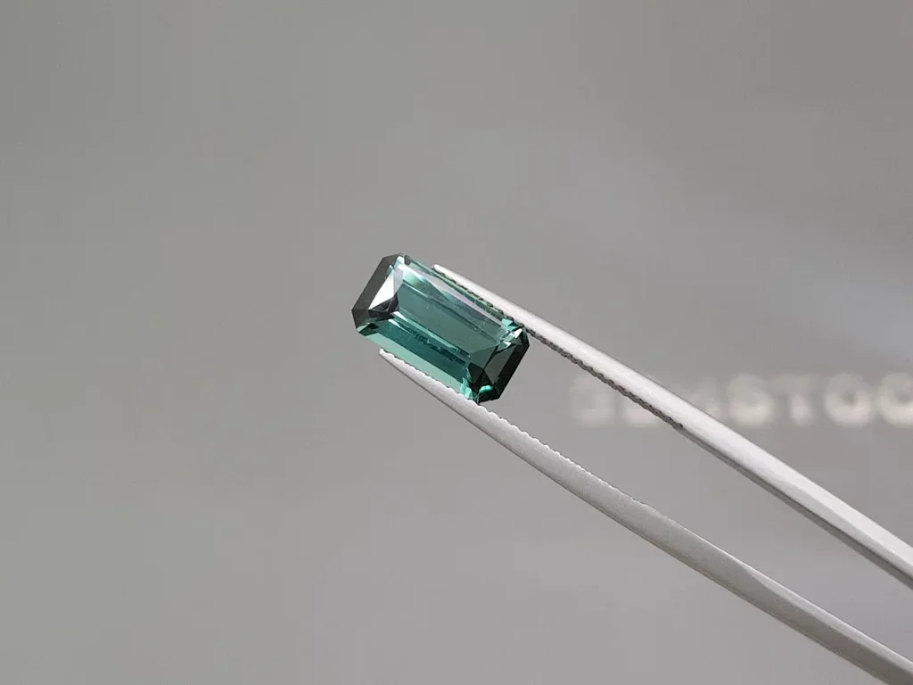 Intense blue indigolite in octagon cut 3.56 carats Image №3
