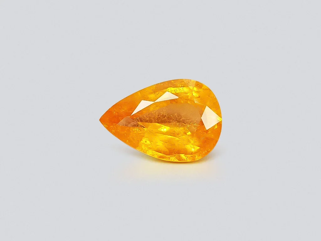 Couleur spessartine Fanta brillante en taille poire 8,39 carats, Nigeria Image №1