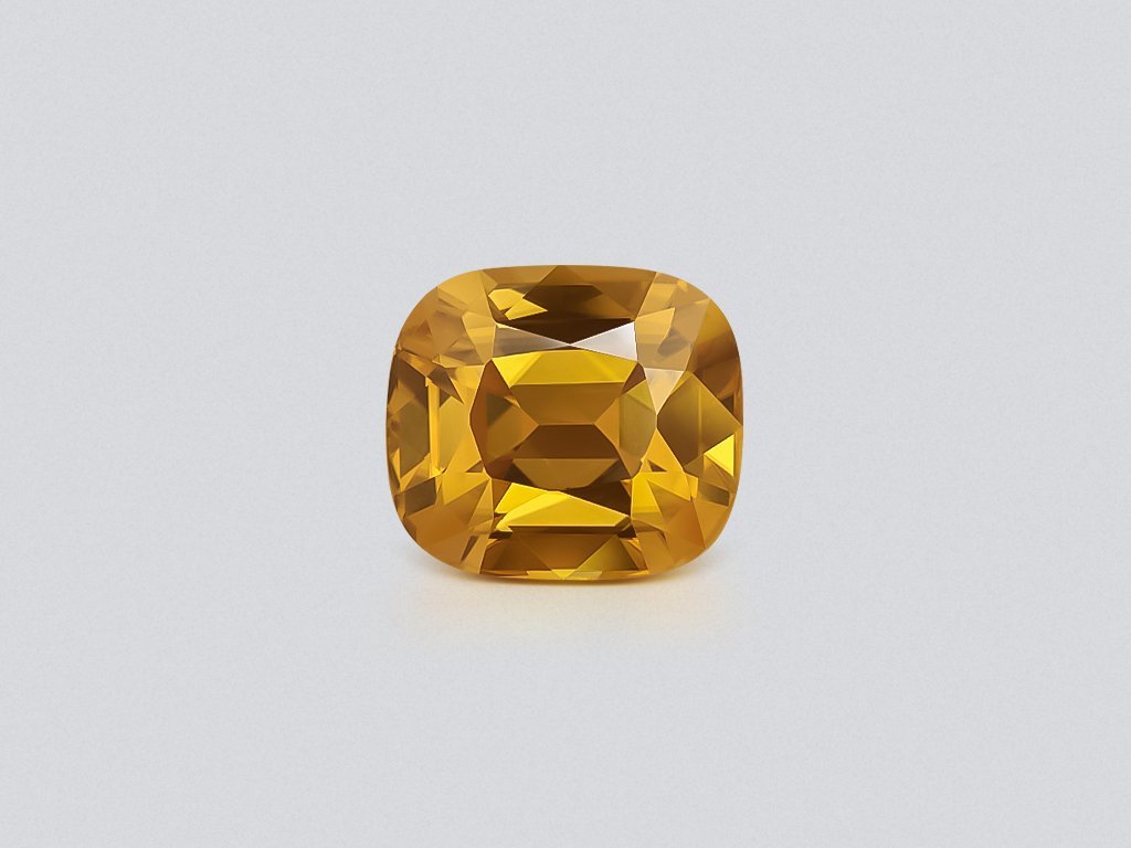 Zircon jaune taille coussin de 10,39 carats, Afrique  Image №1