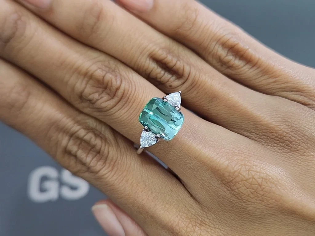 Turmalin Lagunen kissenförmiger 4,47 karat, Afghanistan Image №5