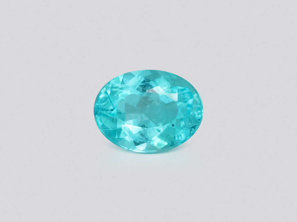 Neon Paraiba tourmaline oval cut 2.17 carats, Afghanistan Image №1