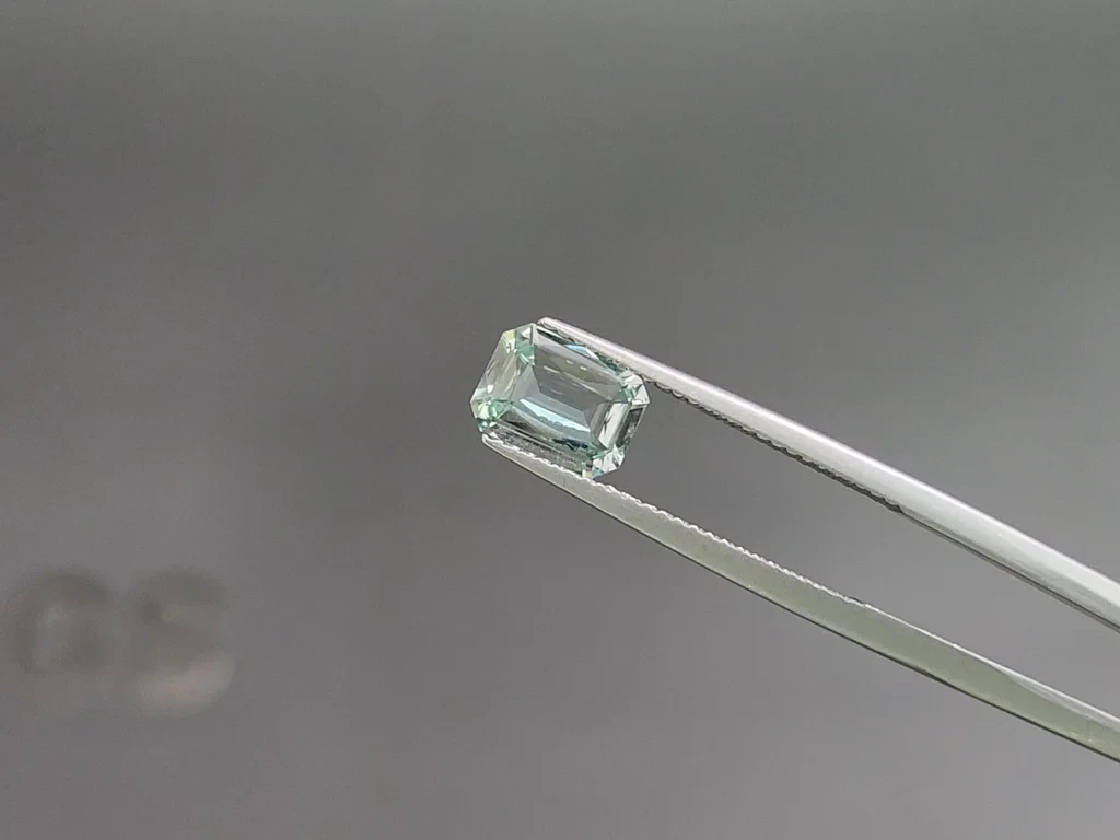 Achteckig geschliffener aquamarin 3,81 karat, Madagaskar Image №3