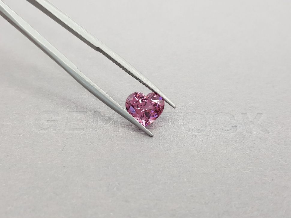 Purple-pink heart cut spinel 2.04 ct, Burma Image №4