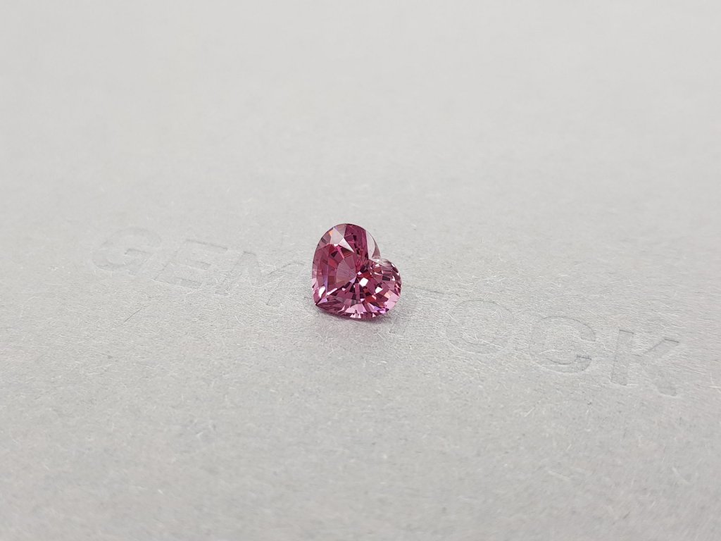 Purple-pink heart cut spinel 2.04 ct, Burma Image №3
